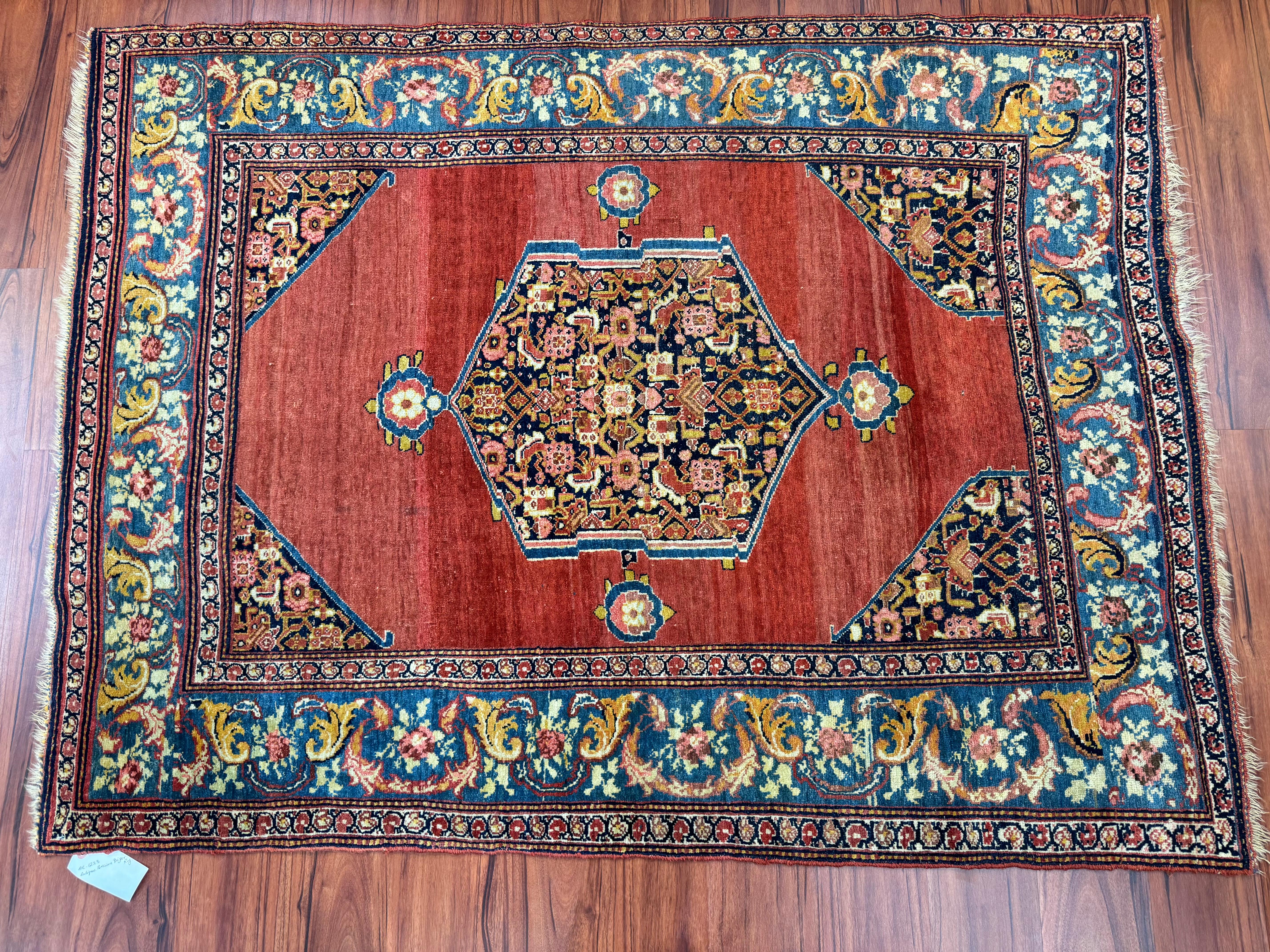 Antiker persischer Bidjar-Teppich im Angebot 3