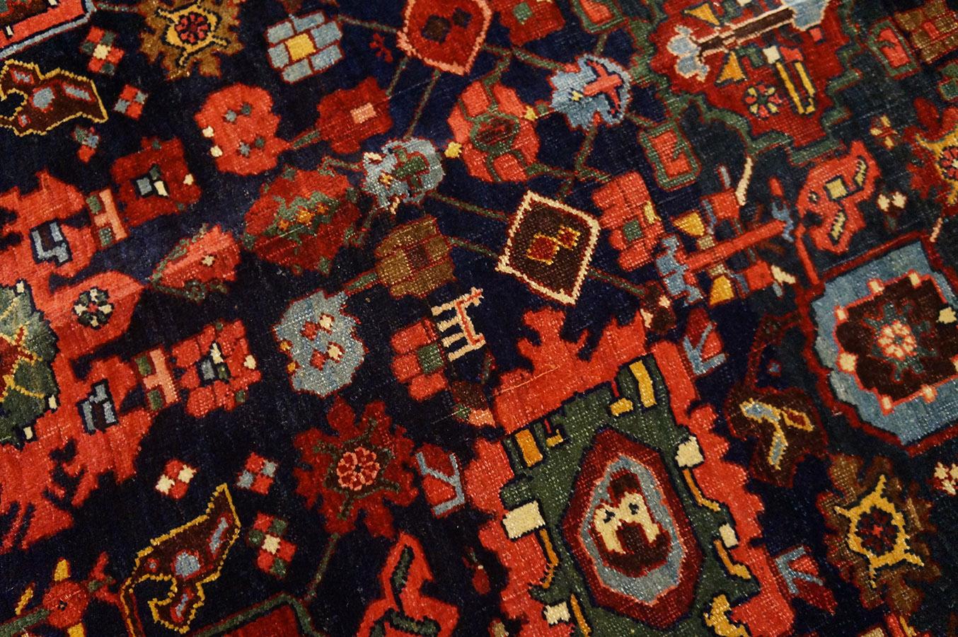 Antique Persian Bijar Rug For Sale 5