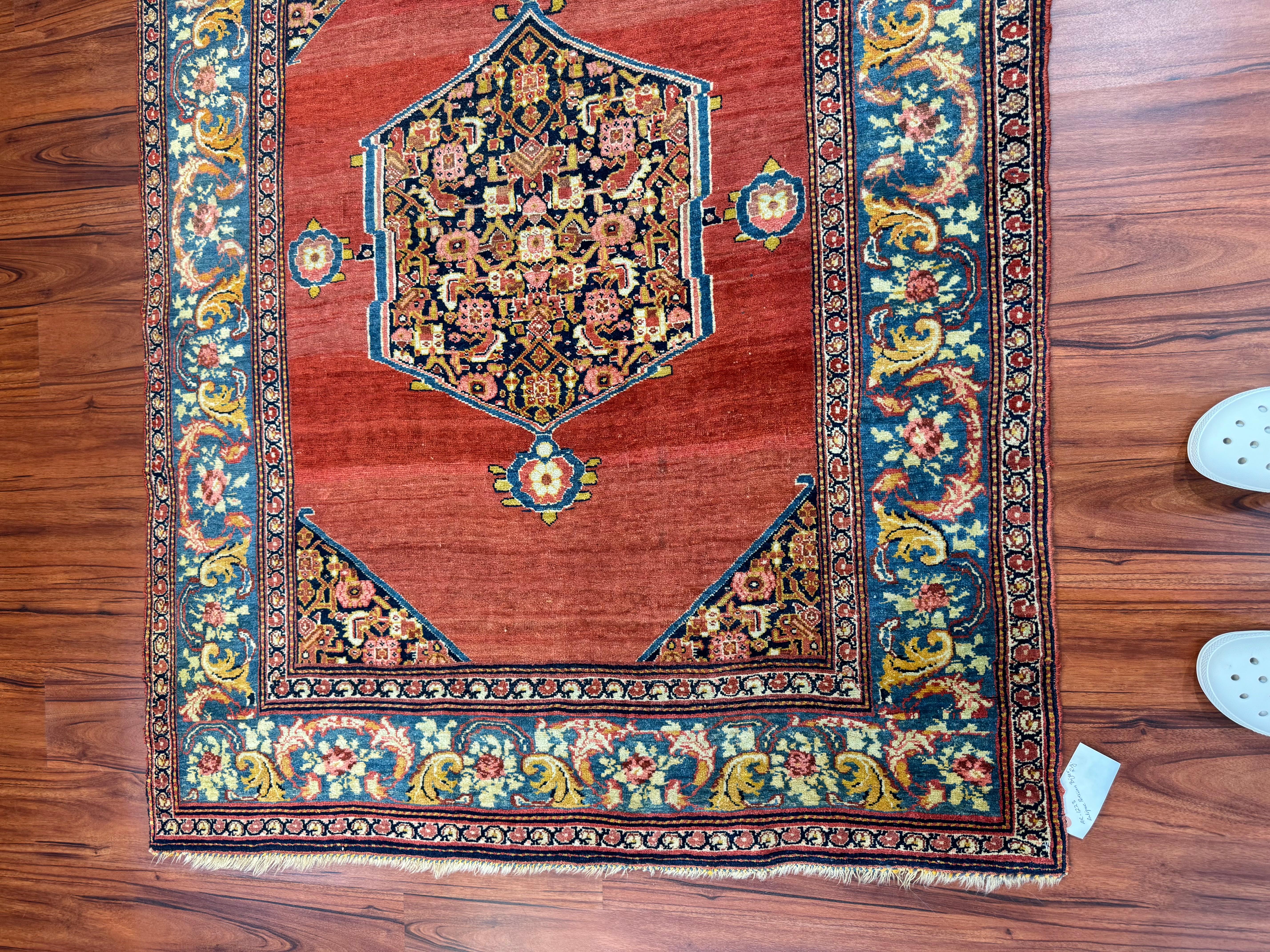Antiker persischer Bidjar-Teppich im Angebot 4