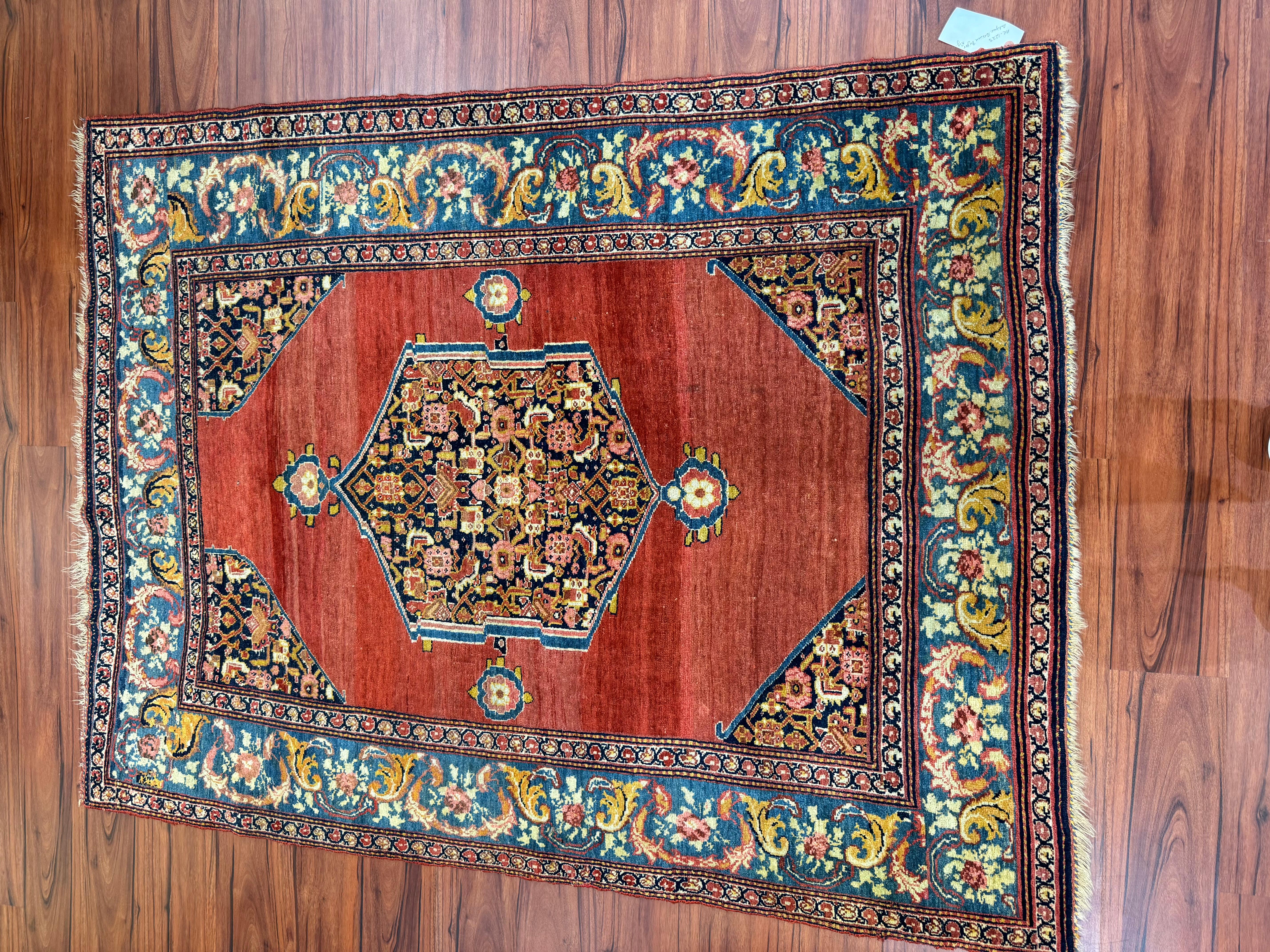 Antiker persischer Bidjar-Teppich im Angebot 6