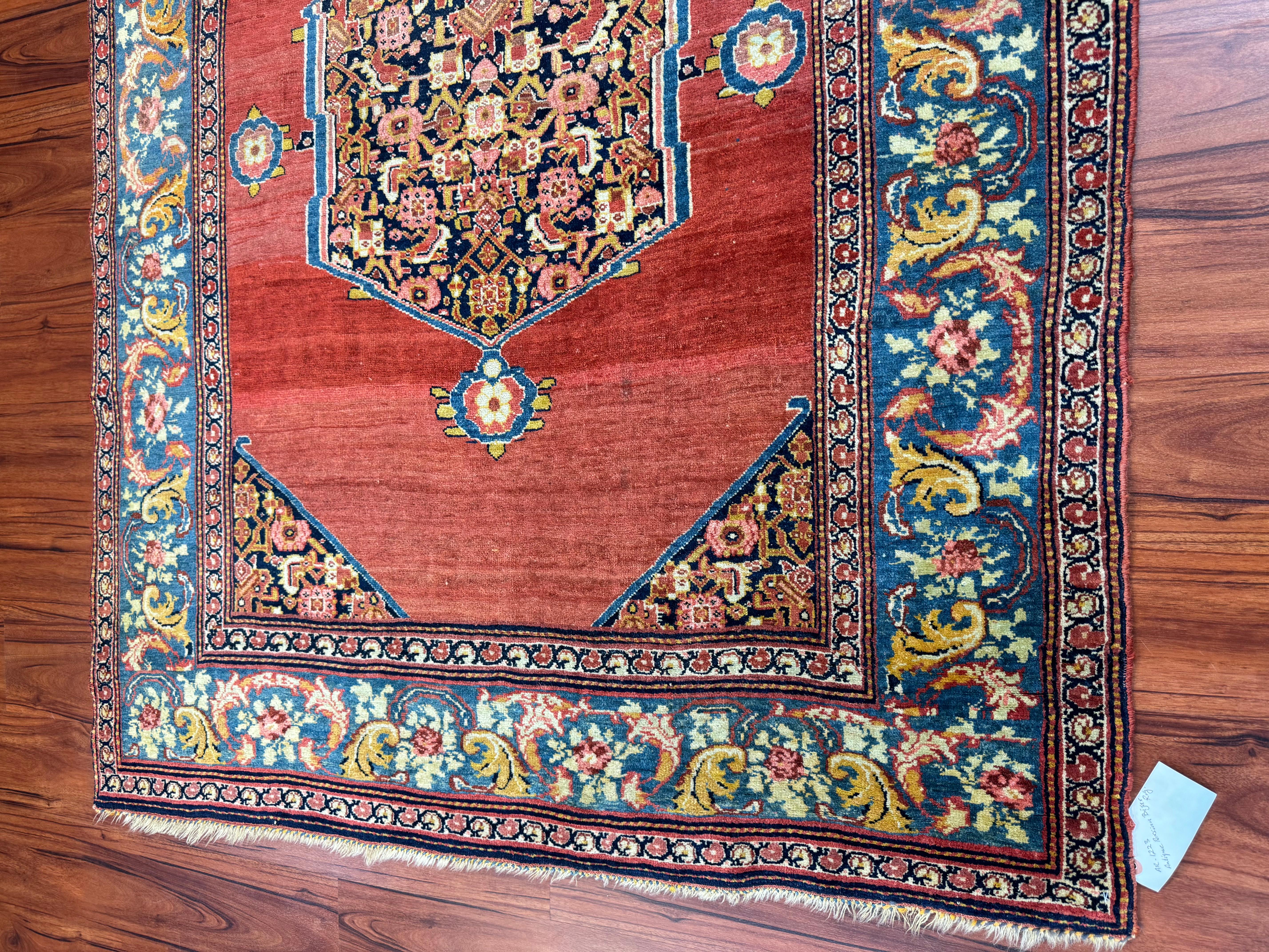 Antiker persischer Bidjar-Teppich im Angebot 7