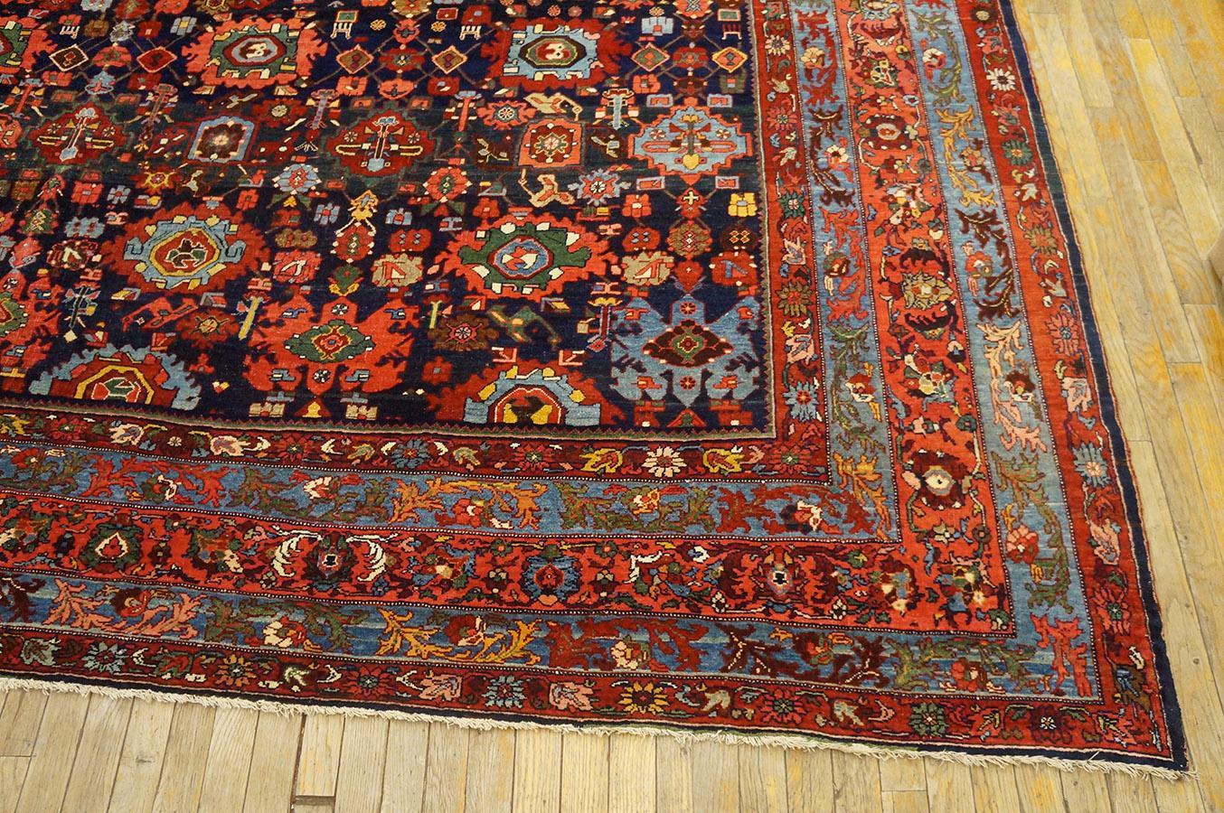 Antique Persian Bijar Rug For Sale 9