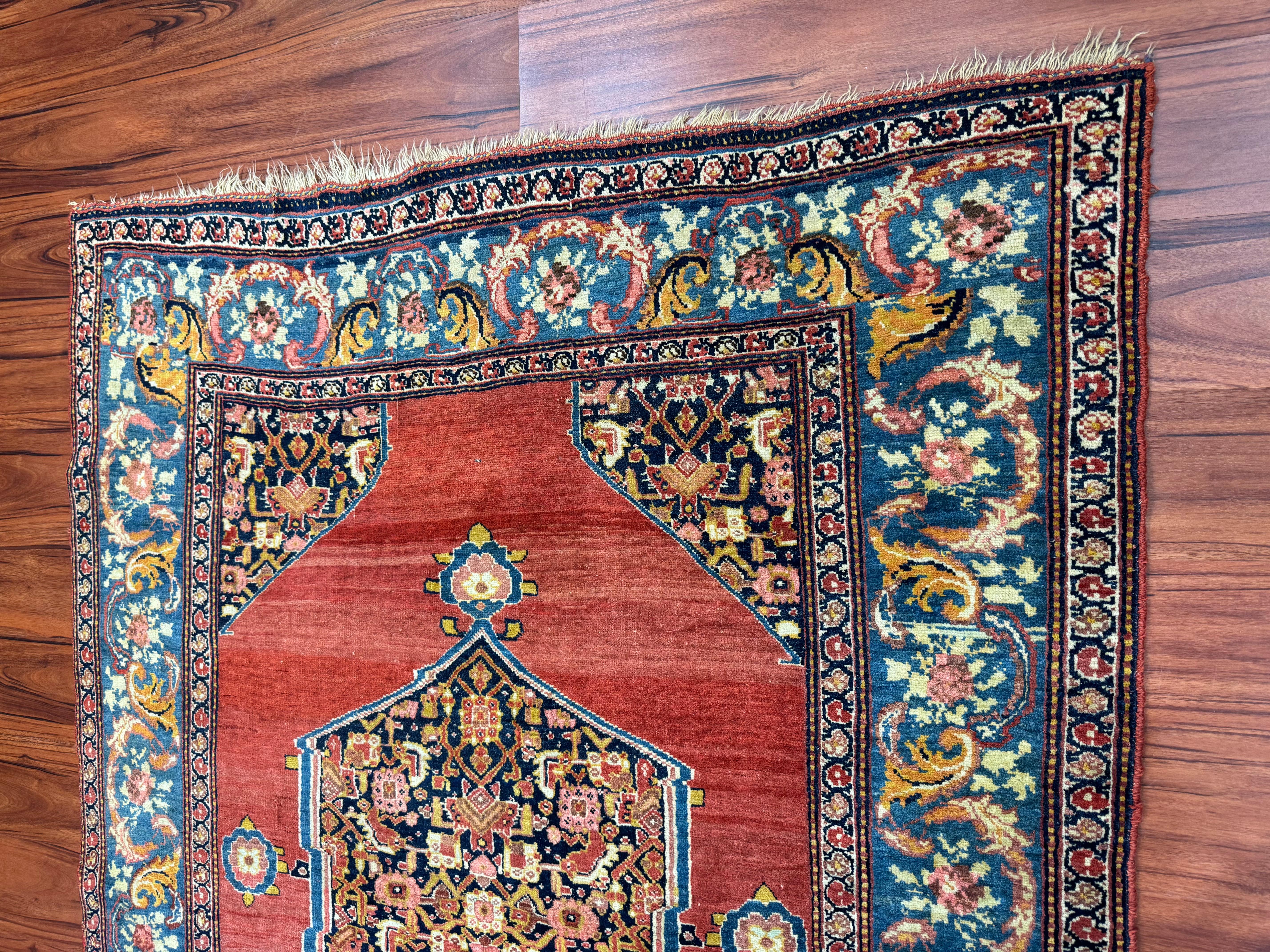 Antiker persischer Bidjar-Teppich im Angebot 8
