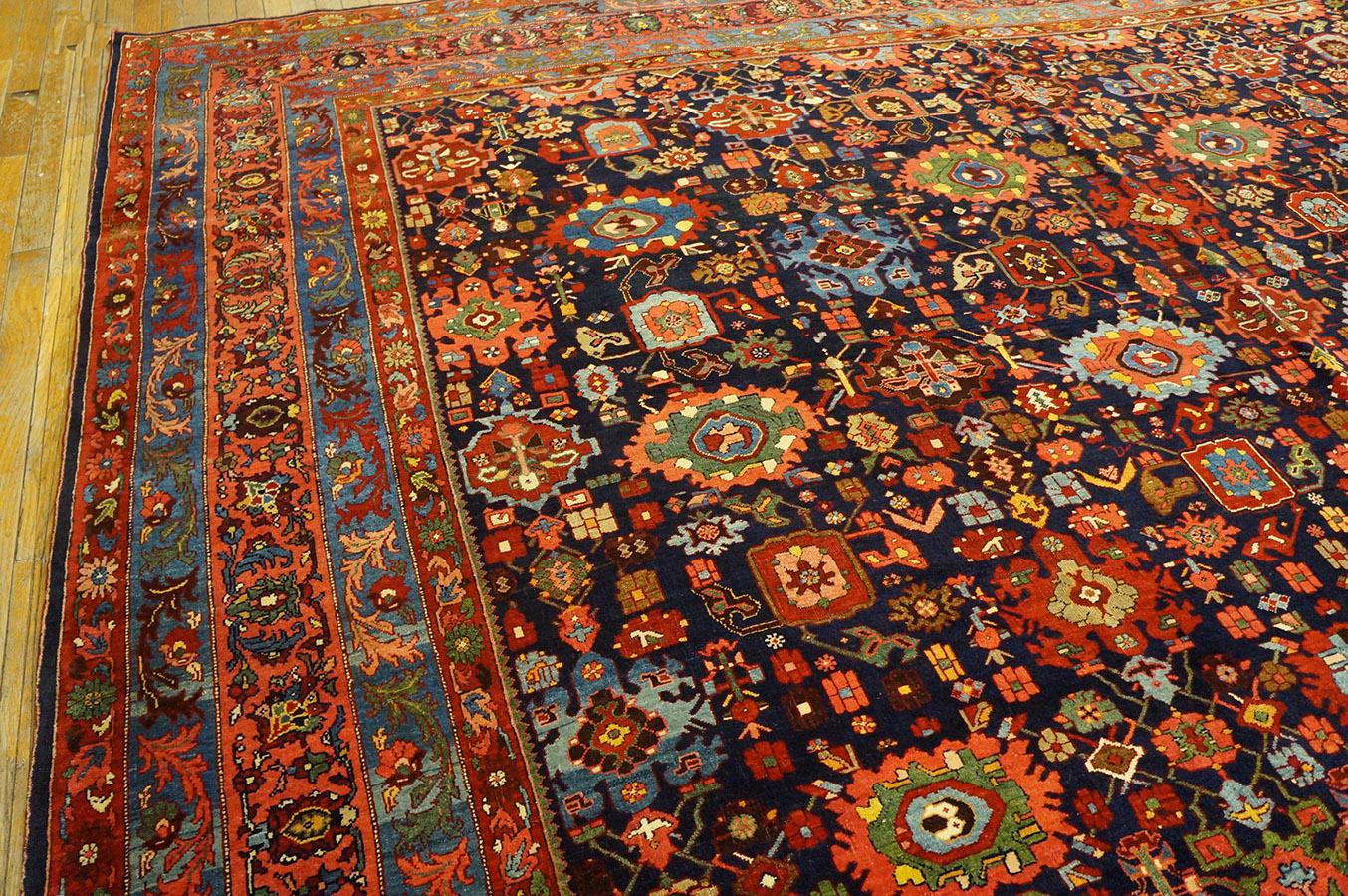 Antique Persian Bijar Rug For Sale 10