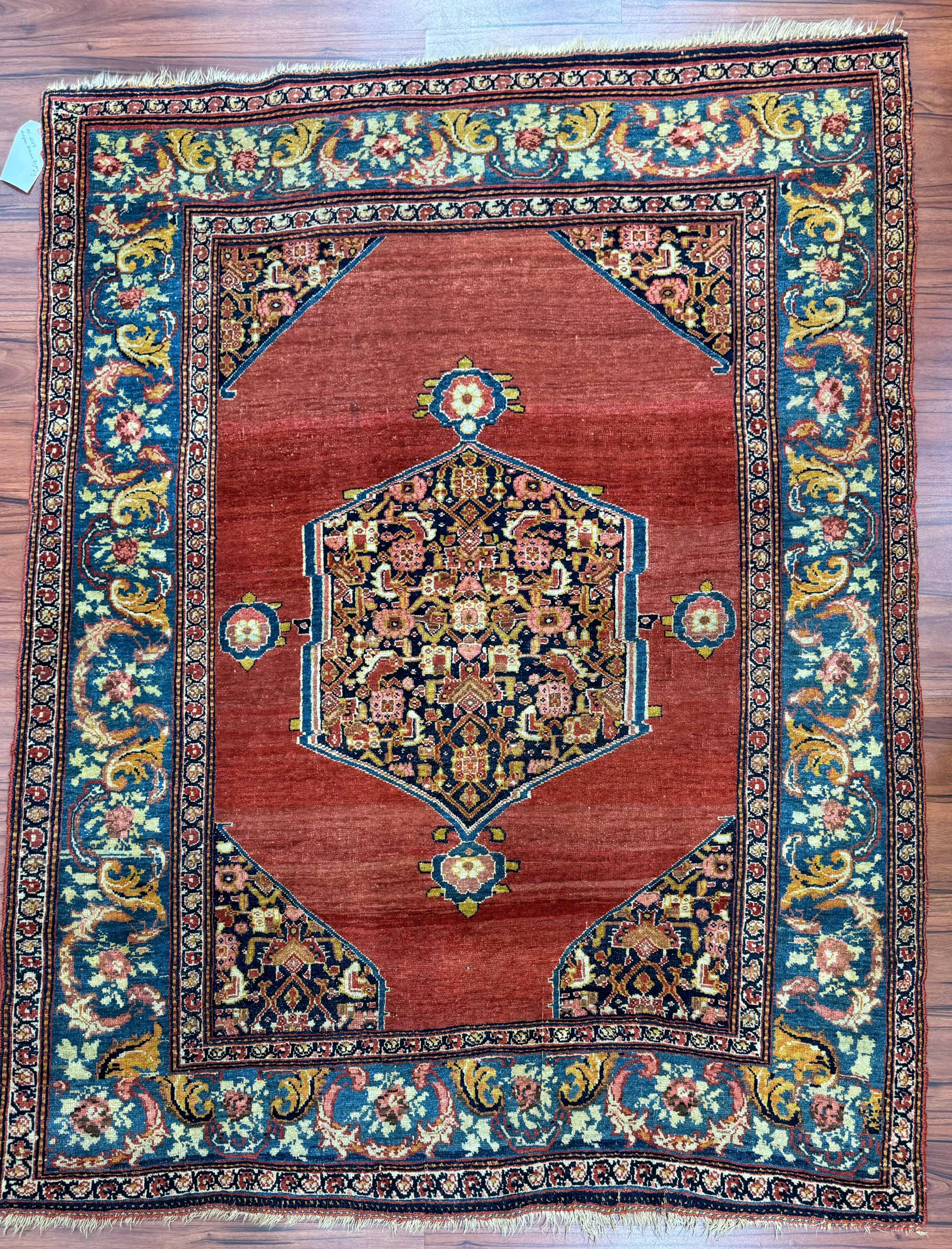 Antiker persischer Bidjar-Teppich im Angebot 9