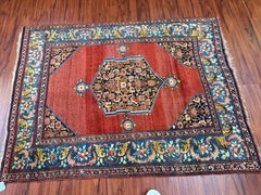 Antique Persian Bijar Rug