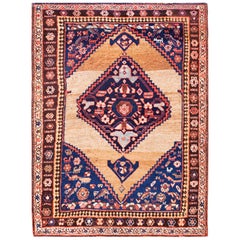 Antique Late 19th Century W. Persian Bijar Rug ( 4'5" x 5'9" - 135 x 175 )