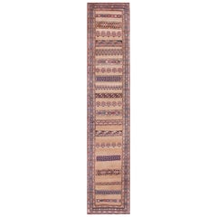 Antique 19th Century W. Persian Bijar Carpet ( 3'4" x 17' - 102 x 518 )