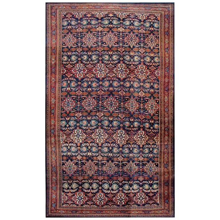 Antique Persian Bijar Rug at 1stDibs