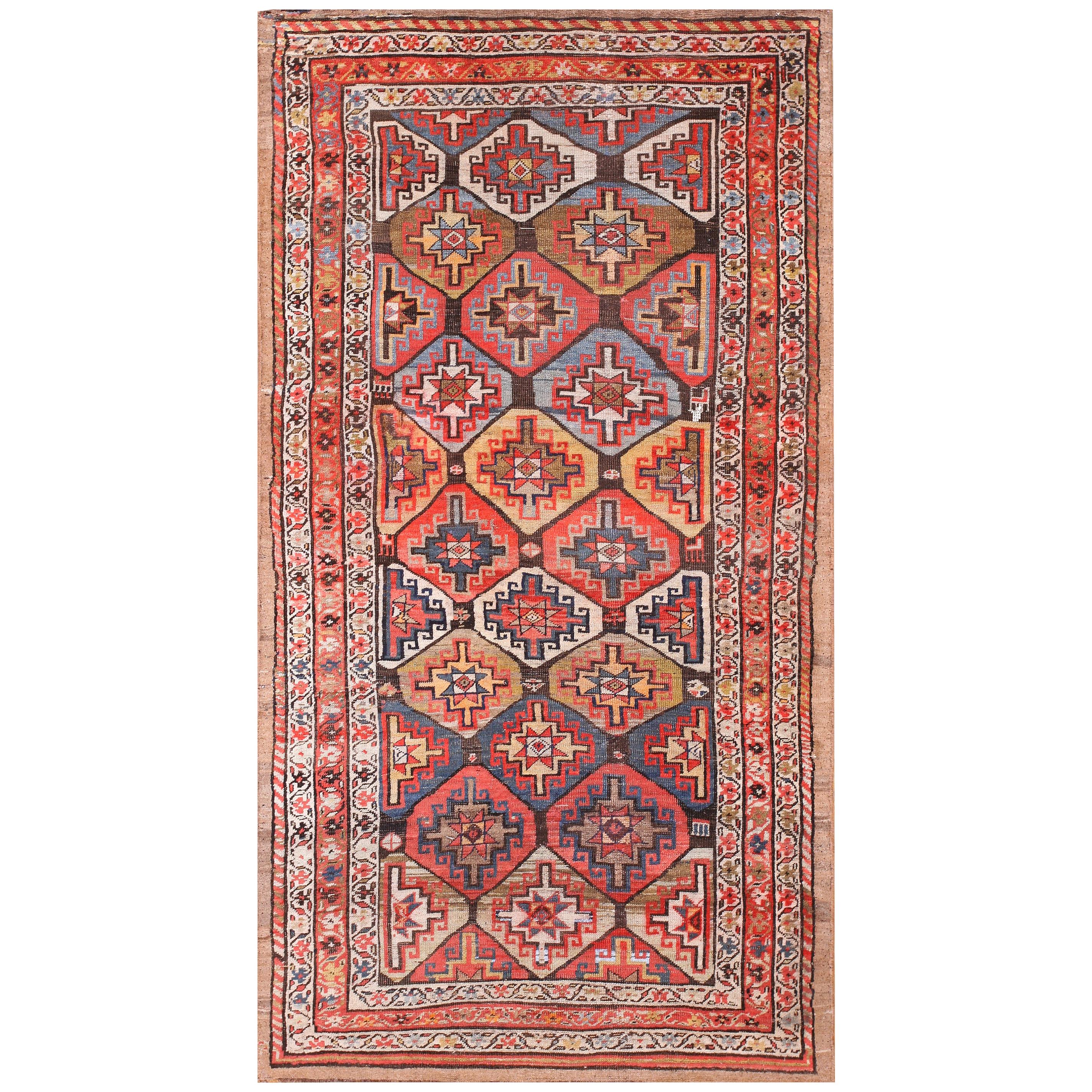 Antique Persian Bijar Rug For Sale