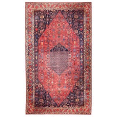 Antique 19th Century W. Persian Bijar Carpet ( 15'6" x 27'10" - 472 x 848 )