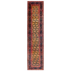 Antique Persian Bijar Rug 3' 8" x 16' 0"