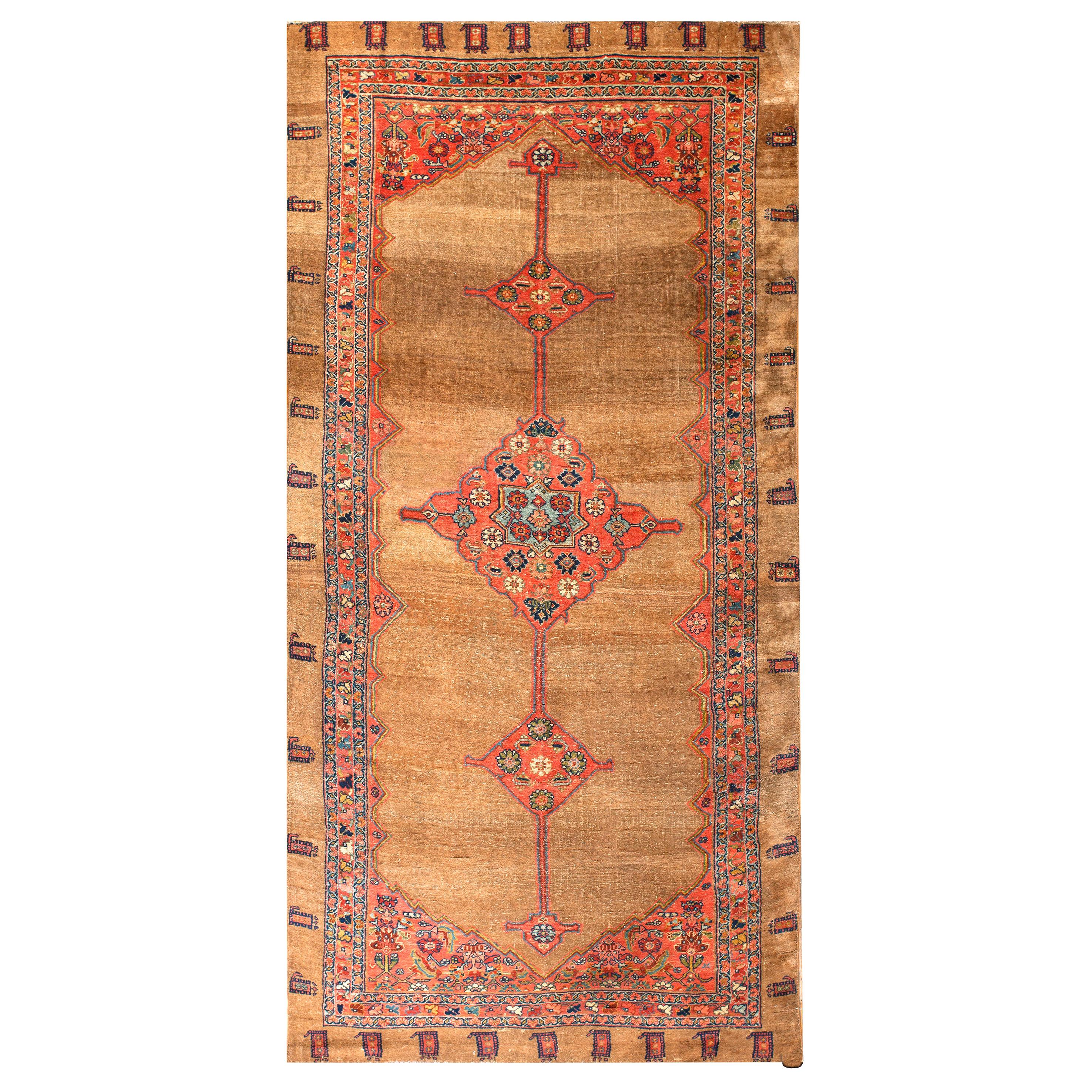 Antique Persian Bijar Rug For Sale