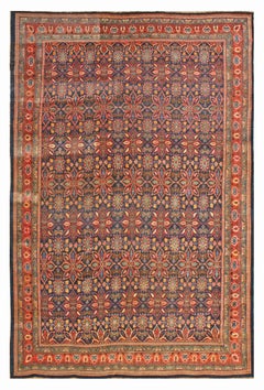 Antique 19th Century W. Persian Bijar Carpet ( 15'8" x 23'8" - 478 x 722 )