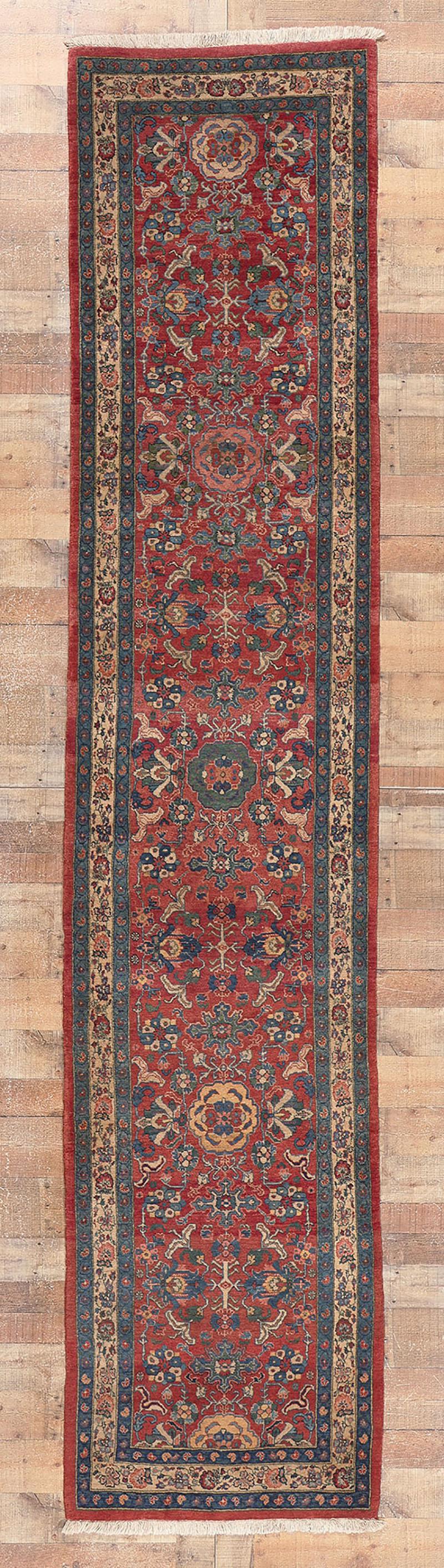 Alfombra Persa Antigua Bijar Corredor, Estilo Intemporal y Elegancia Subrayada en venta 2
