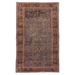 Antique Persian Bijar Rug with Modern Style