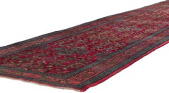 Antique Persian Bijar Carpet with Traditional Style