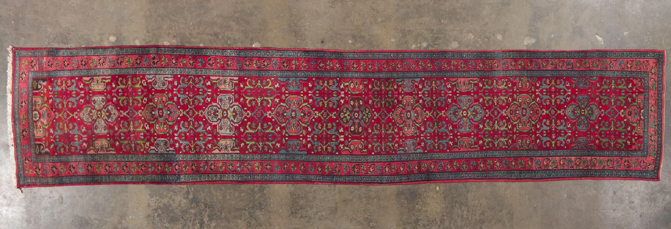 Antique Persian Bijar Runner For Sale 1