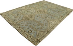 Antique Persian Branched Pole Medallion Shiraz Rug