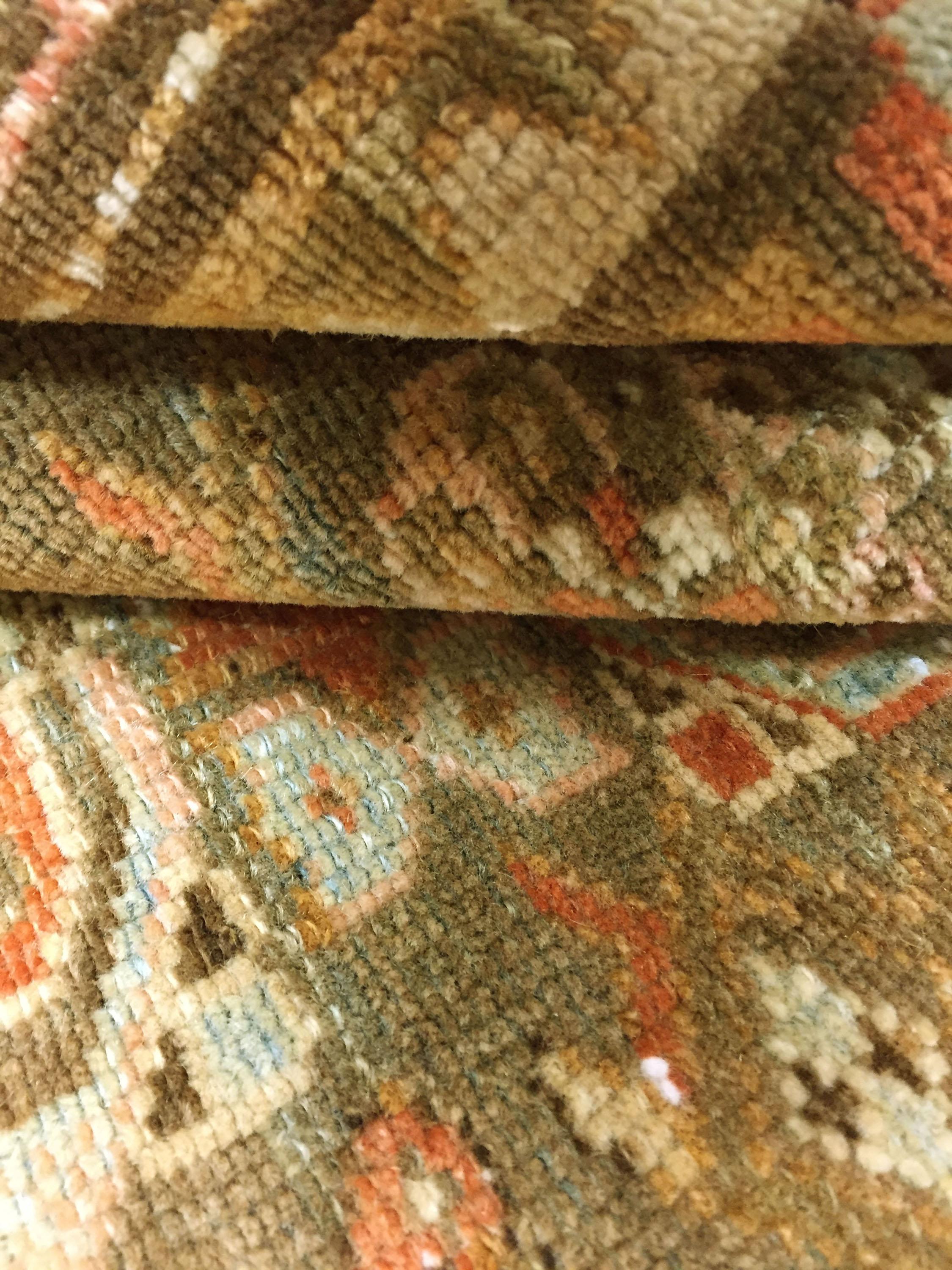Antiguo Circa 1900 Persa Naranja Quemado Malayer Lana Alfombra Anudada a Mano  3'3 x 4'9 siglo XIX en venta