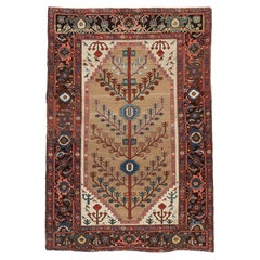 Antiker persischer Kamelhaar-Bakschaisch-Teppich  4'6x6'6