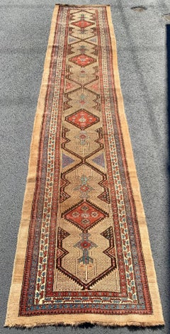 Antique Persian Camel Hair Serab Runner