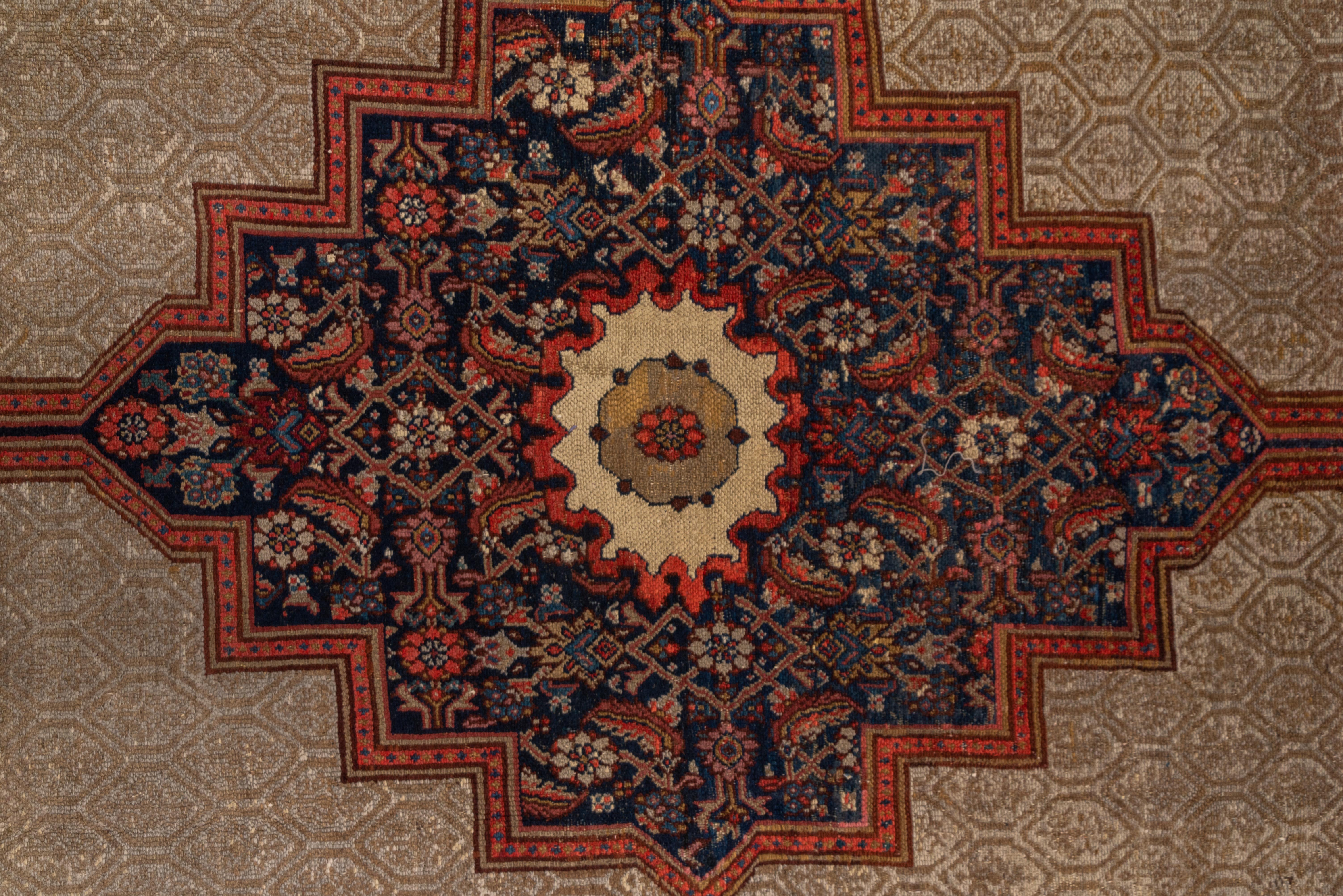 Antique Persian Camel Hamadan Long Rug, Circa 120s In Good Condition For Sale In New York, NY