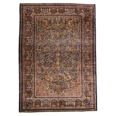 Tappeto antico persiano Kashan Manchester 5'0" x 6'11''