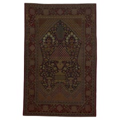 Antiquities Persian Dabir Kashan Rug 4'3" x 6'8"