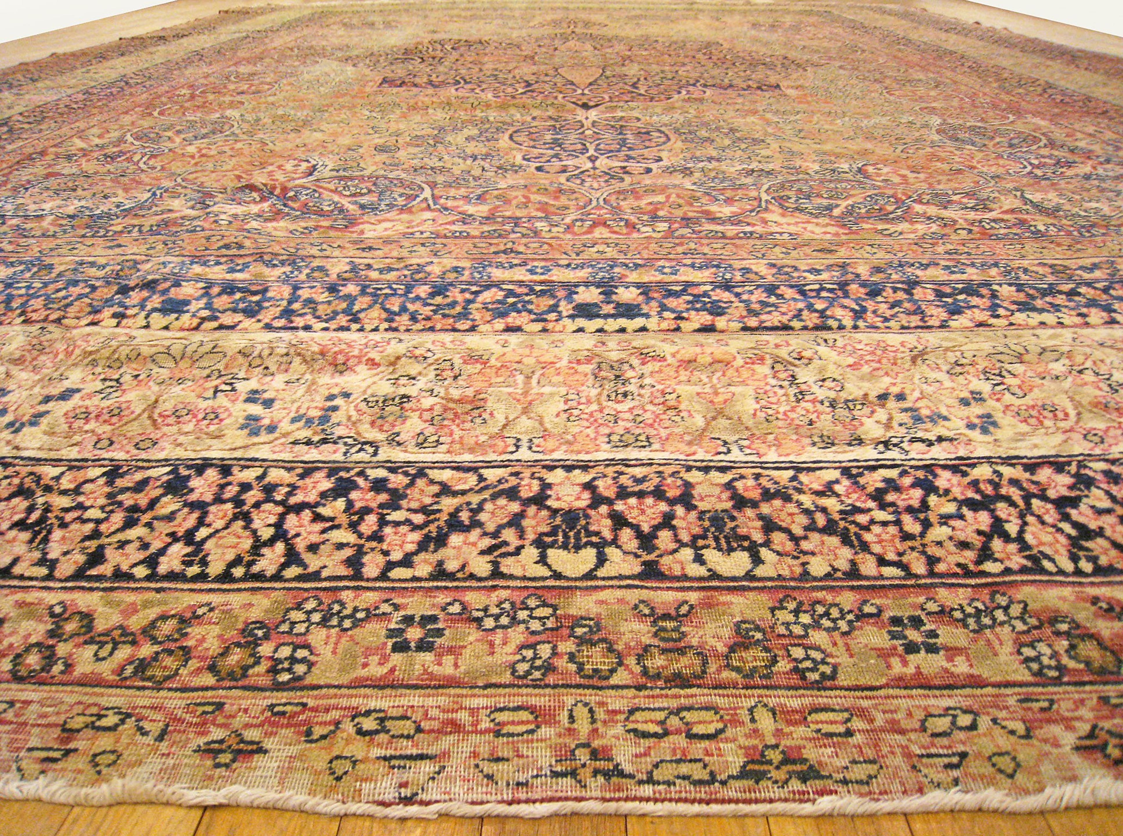 Antique Persian Decorative Oriental Lavar Rug in Large Size  For Sale 9