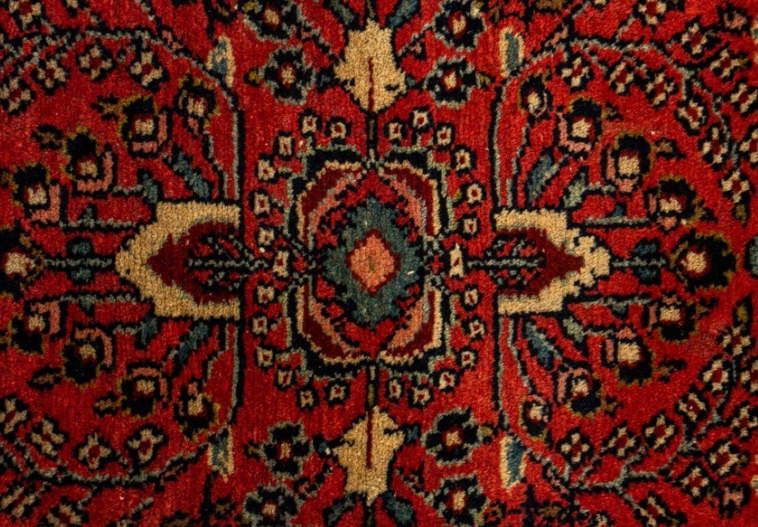 Wool Antique Persian Diminutive Rug 3' x 2' For Sale
