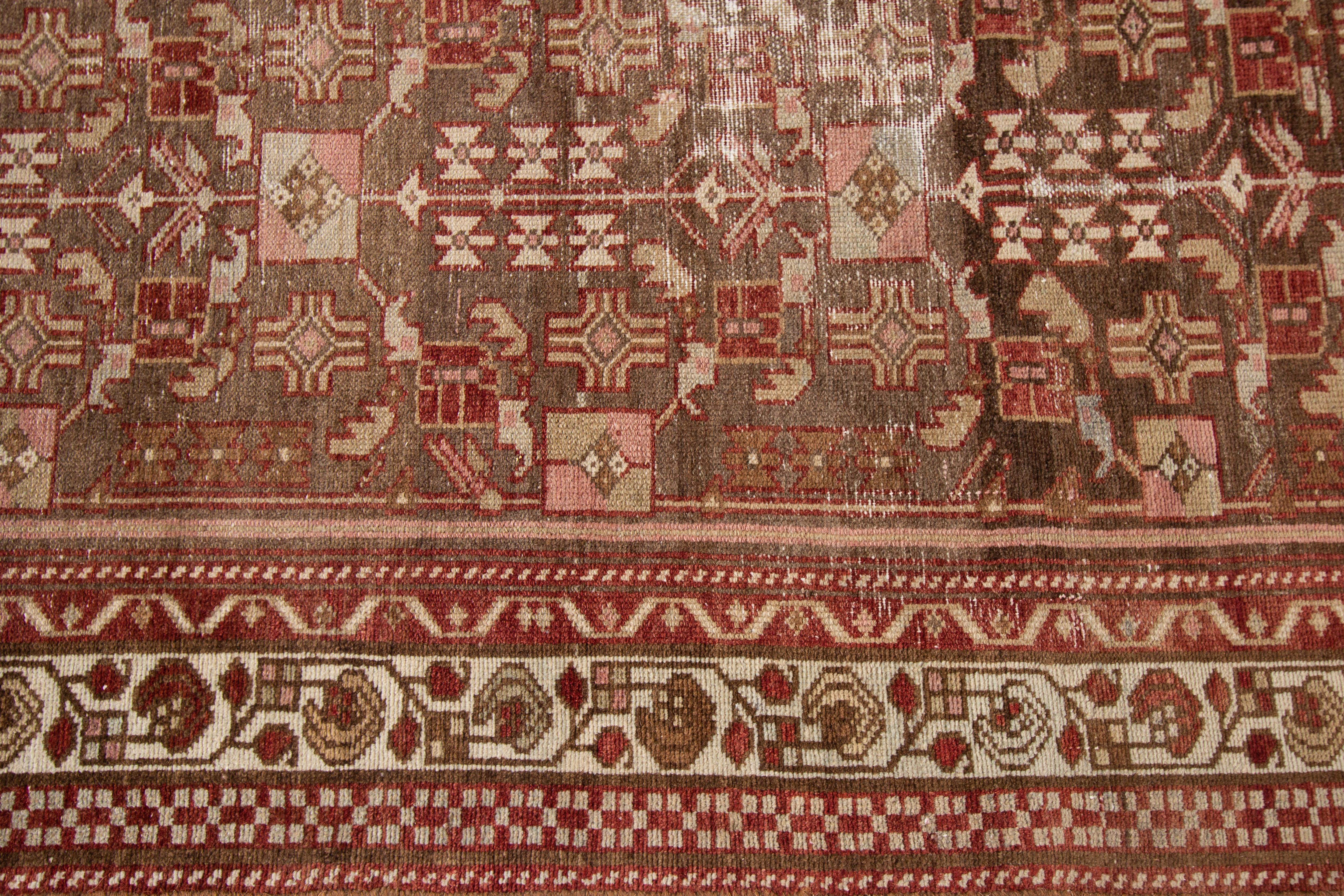 Antiker persischer Distressed-Läufer, Vintage im Angebot 2