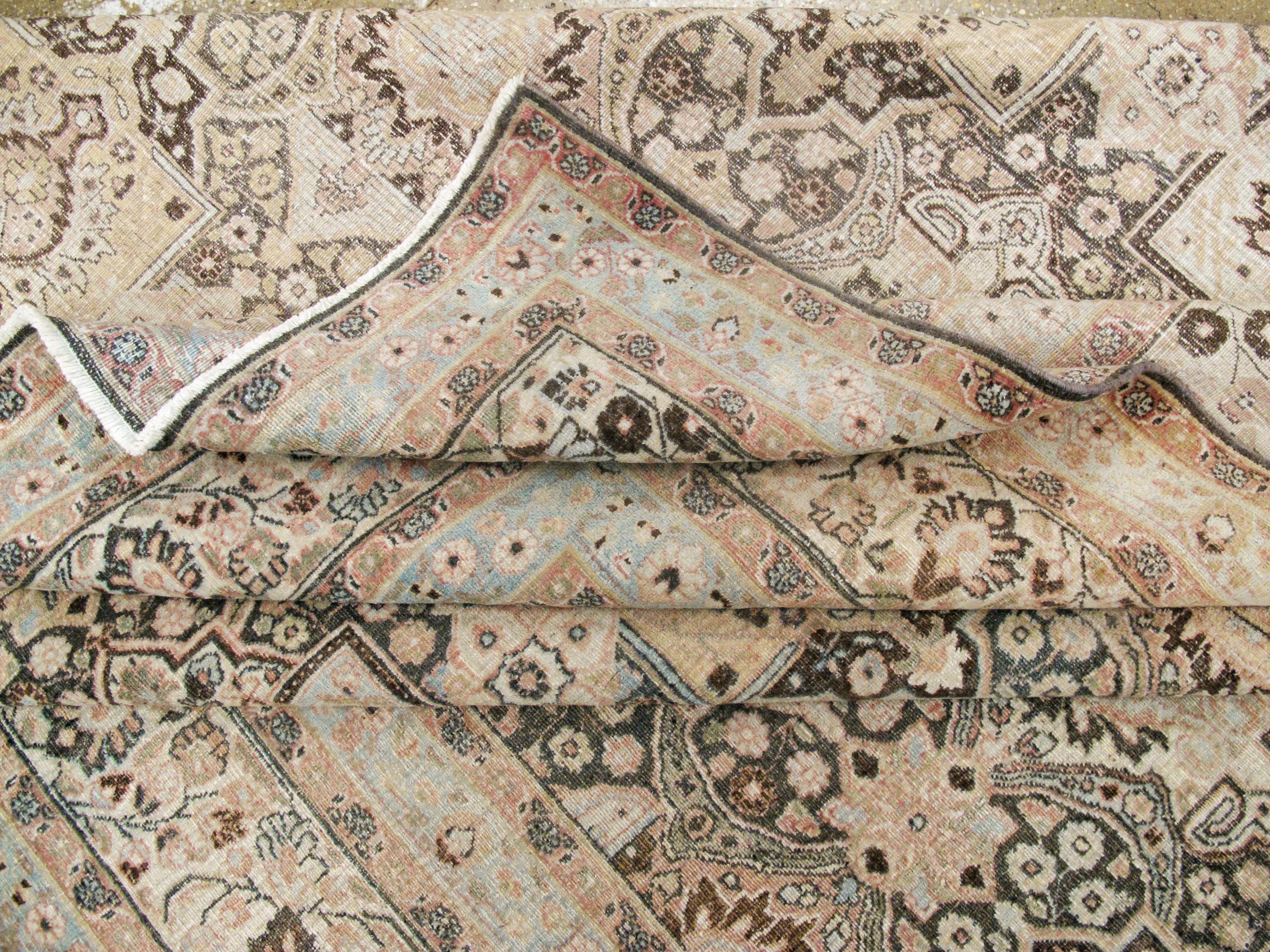 Antique Persian Dorokhsh Carpet For Sale 5