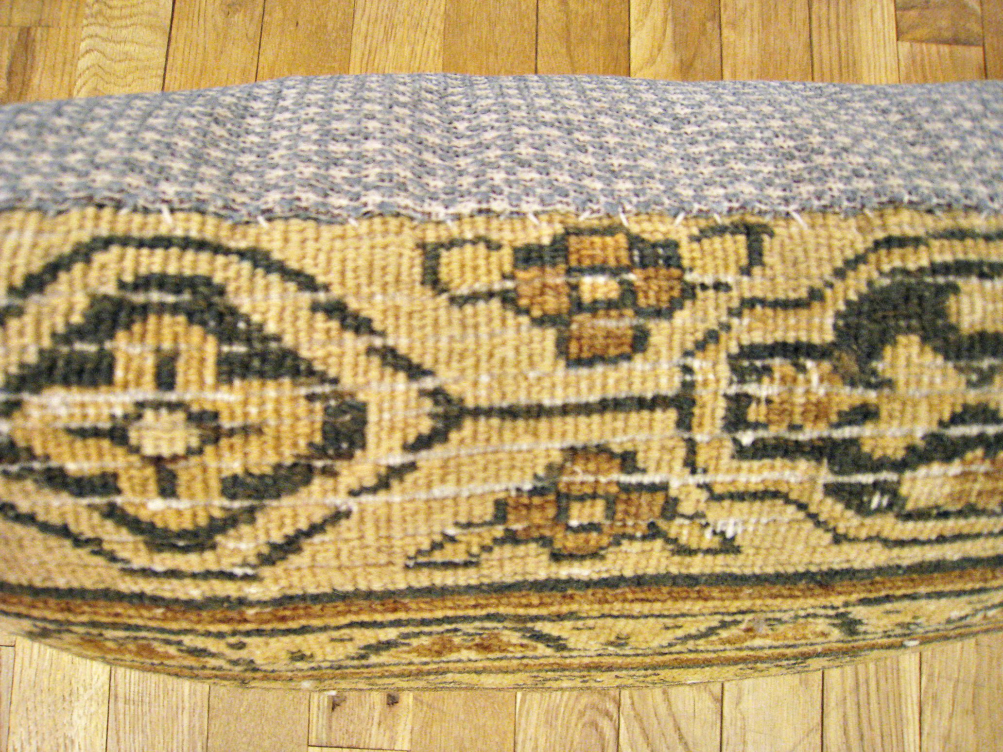 Early 20th Century Antique Persian Dorokhsh Decorative Oriental Carpet Pillow