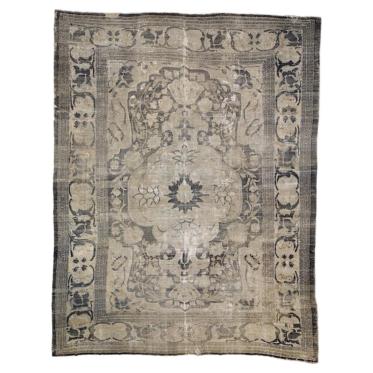 Antiker persischer Dorokhsh-Teppich im Angebot