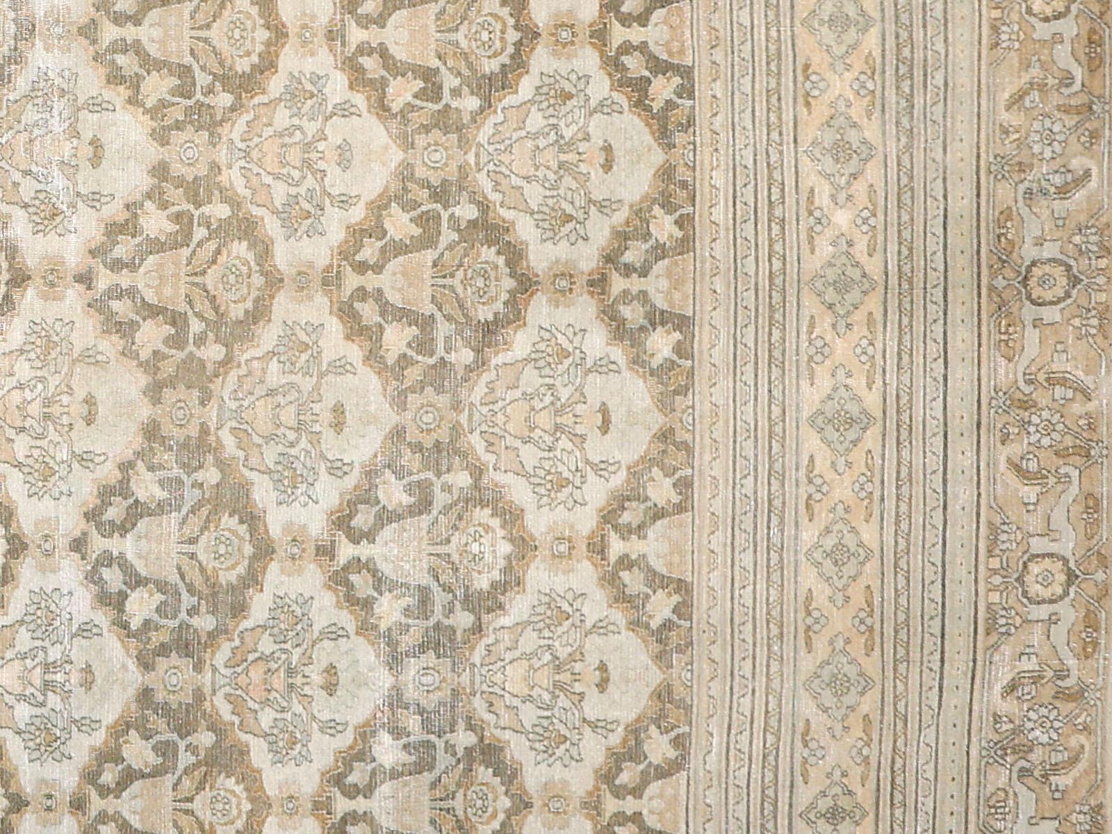 Tissé à la main Antique Persian Doroksh Rug - 17'4