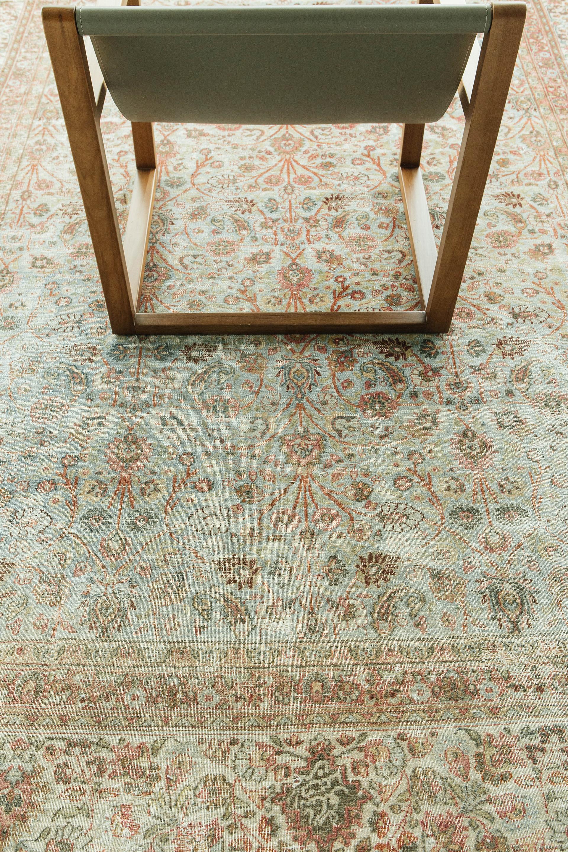 Antiker persischer Doroksh-Teppich (Handgeknüpft) im Angebot