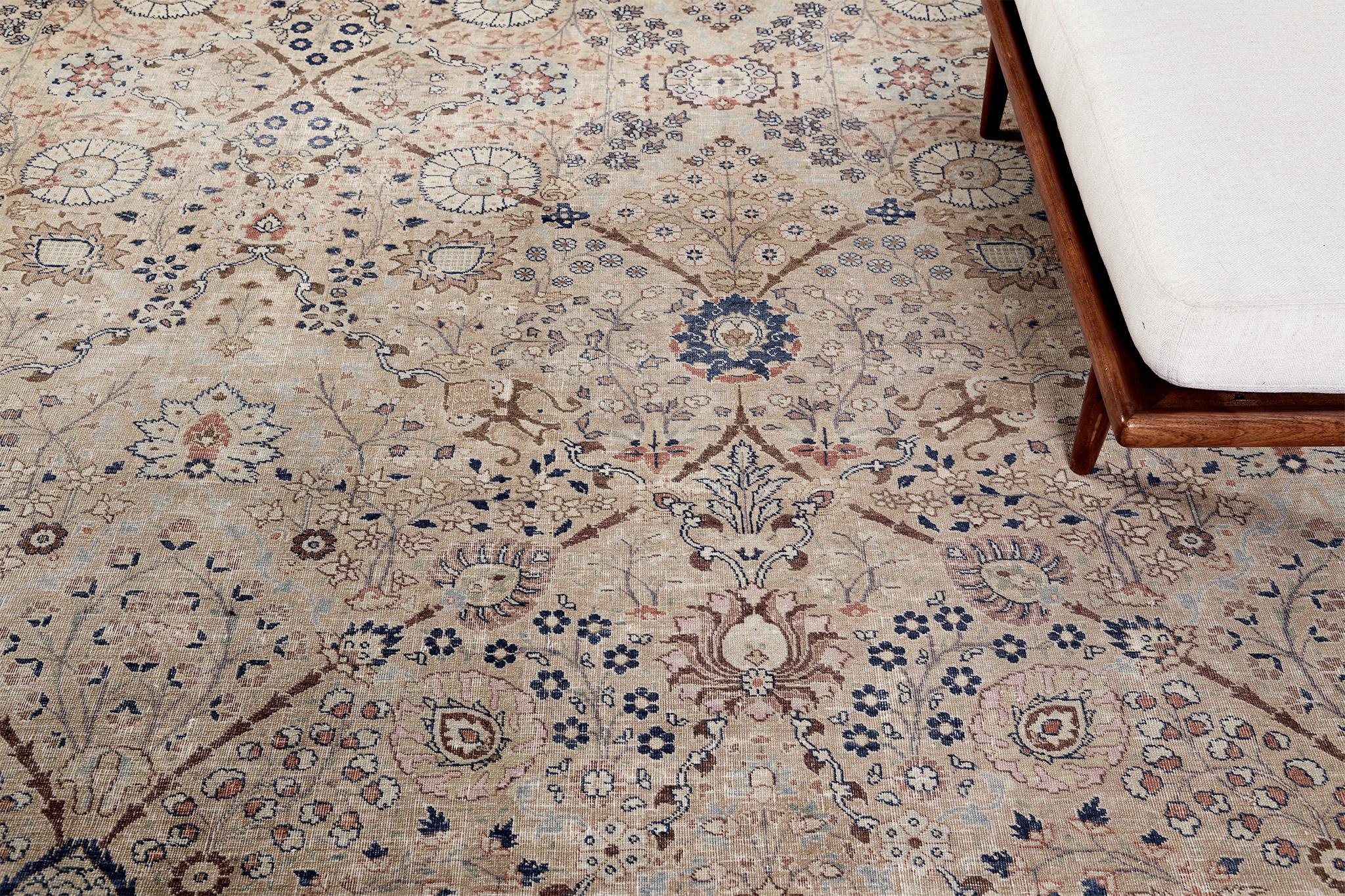 Antiker persischer Doroksh-Teppich (Wolle) im Angebot