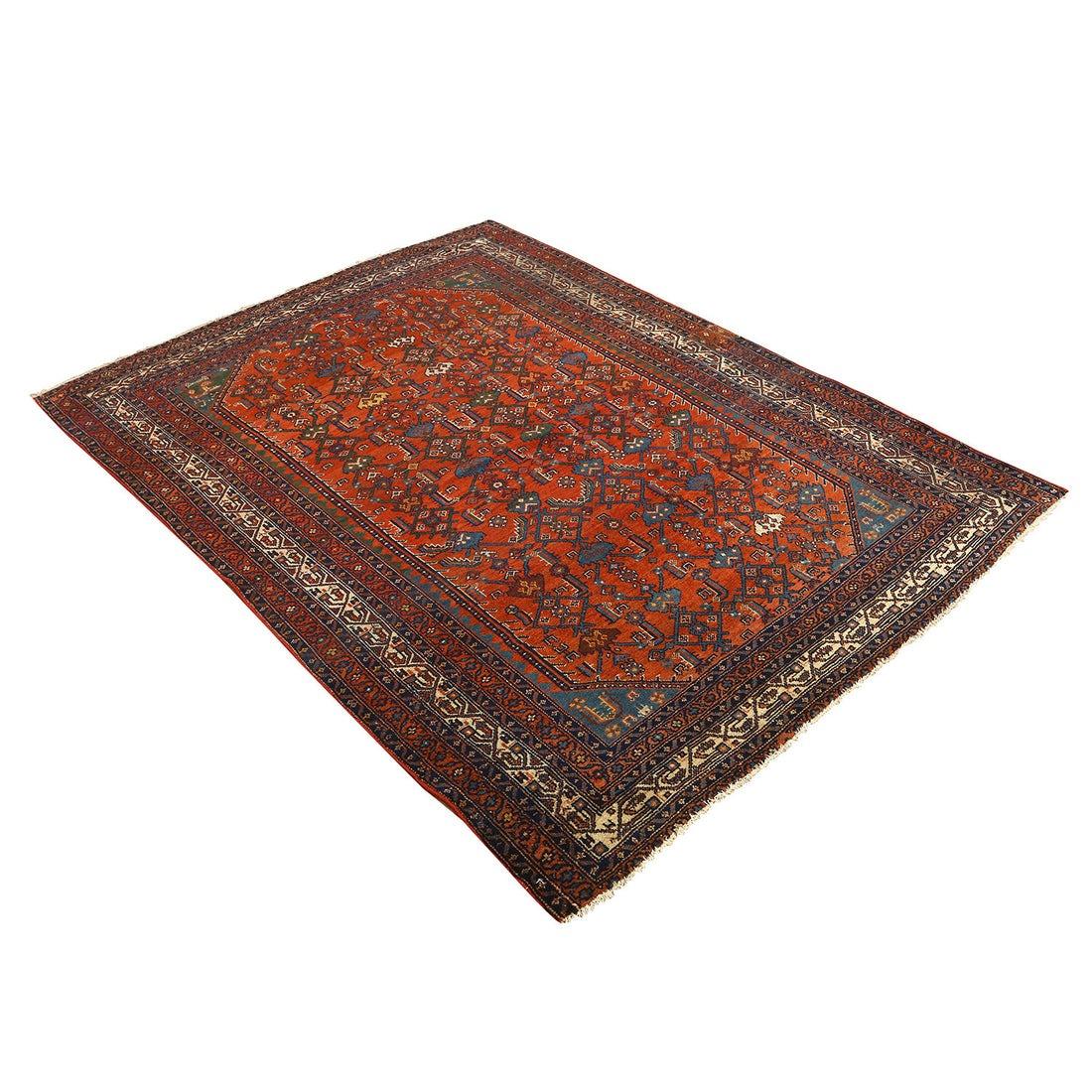 Perse Tapis persan ancien Enjelas - Taille : 6'6x4'10 en vente