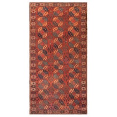 Antique 19th Century Central Asian Ersari Gallery Carpet ( 6'8" x 13' - 203 x 396 )