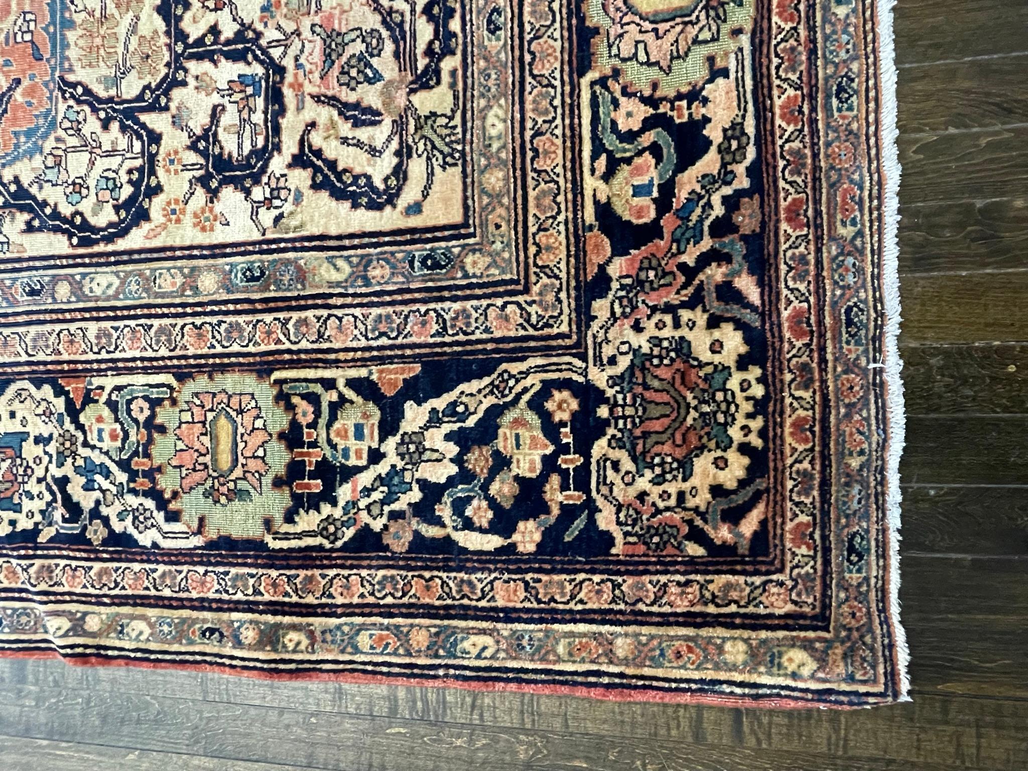 Early 20th Century Antique Persian Farahan, circa 1910 For Sale