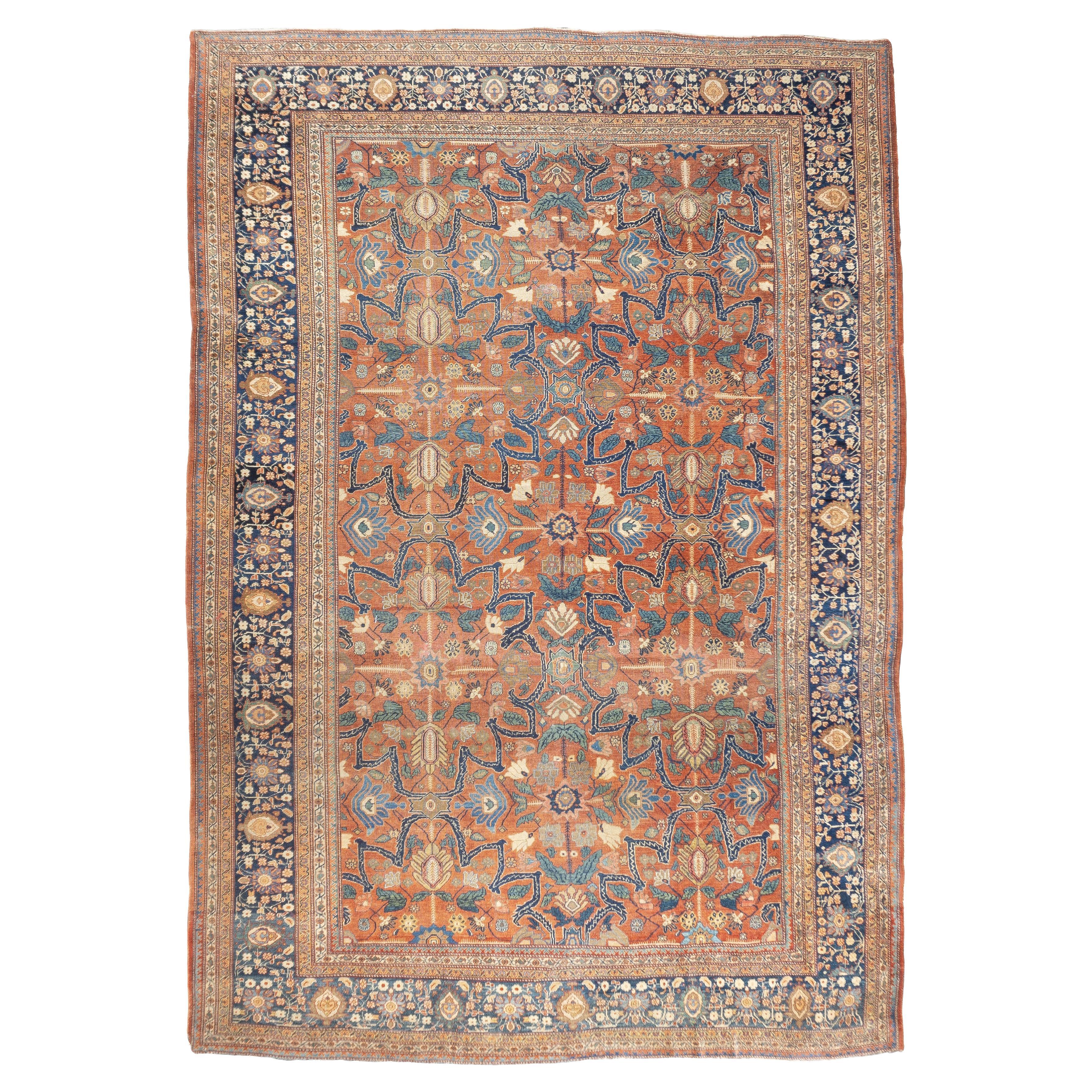 Antiker persischer Farahan Farouk Teppich 8'10" x 12'3