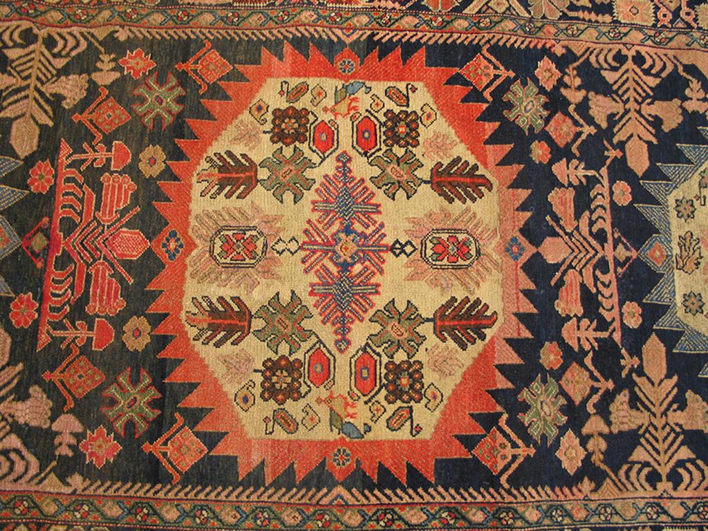 Hand-Knotted 19th Century Persian Farahan Carpet ( 4'2