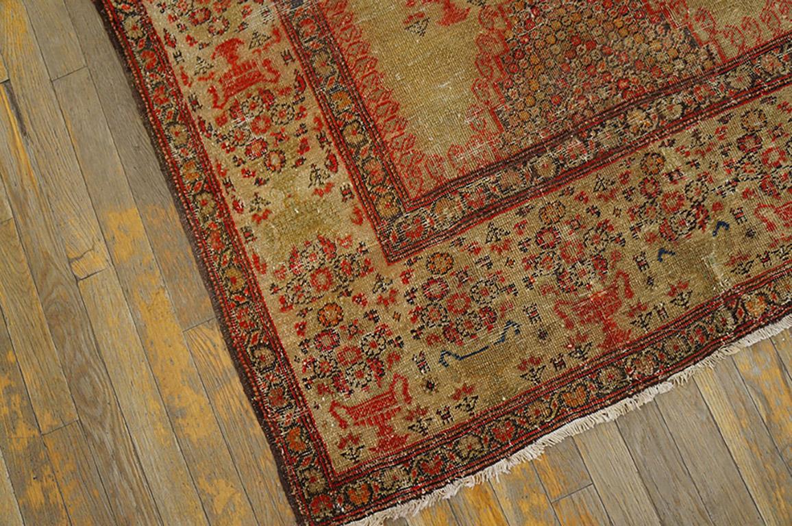 Hand-Knotted Antique Persian Farahan Rug For Sale