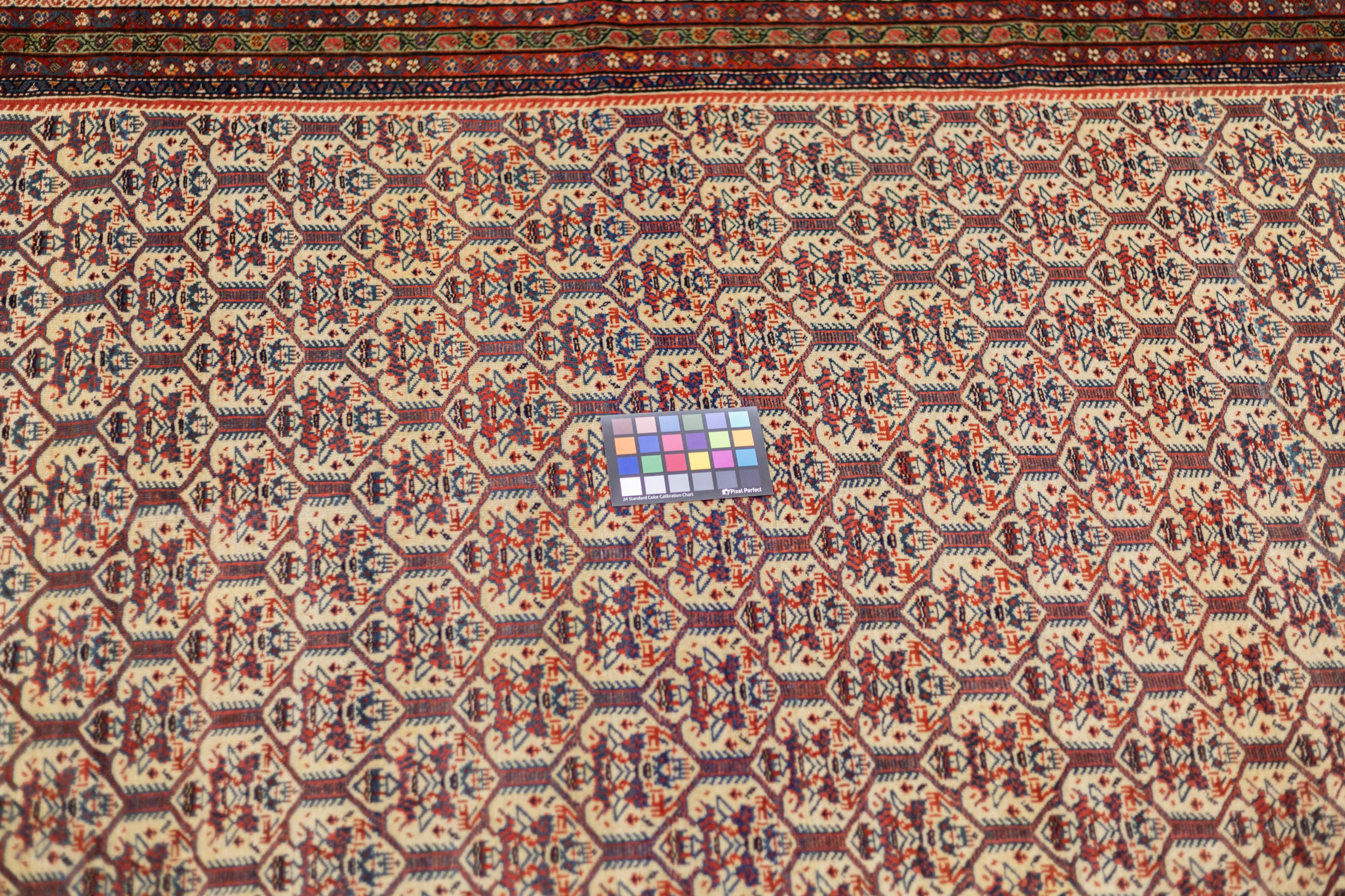 Antique Persian Farahan Rug 4'4'' x 6'6'' For Sale 6