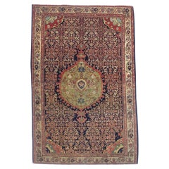 Antique Persian Farahan Rug 4’4" x 6’7"