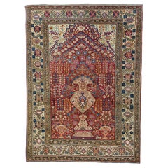 Antique Persian Farahan Rug 4'9'' x 6'7''