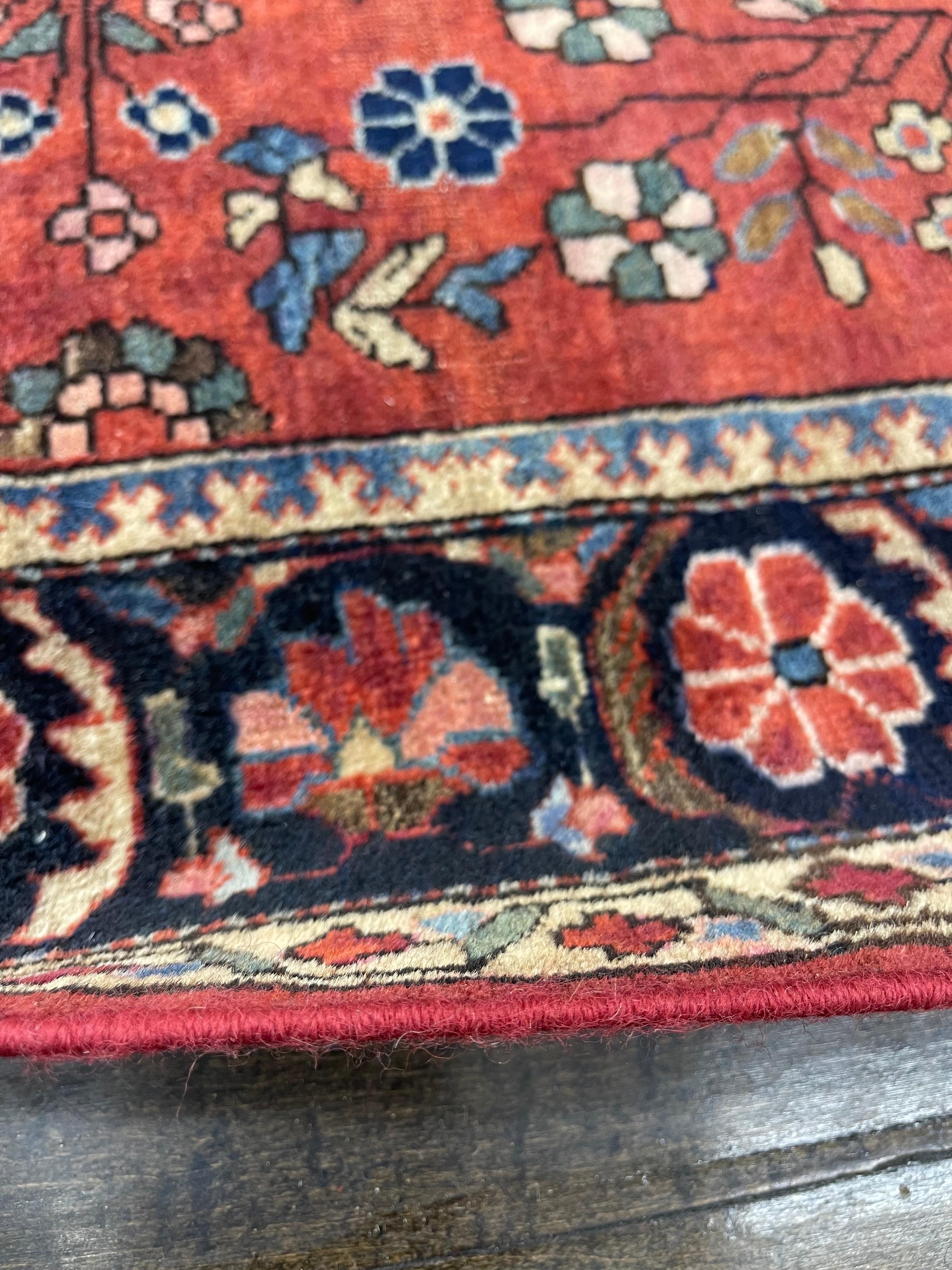 Early 20th Century Antique Persian Farahan Rug circa 1900