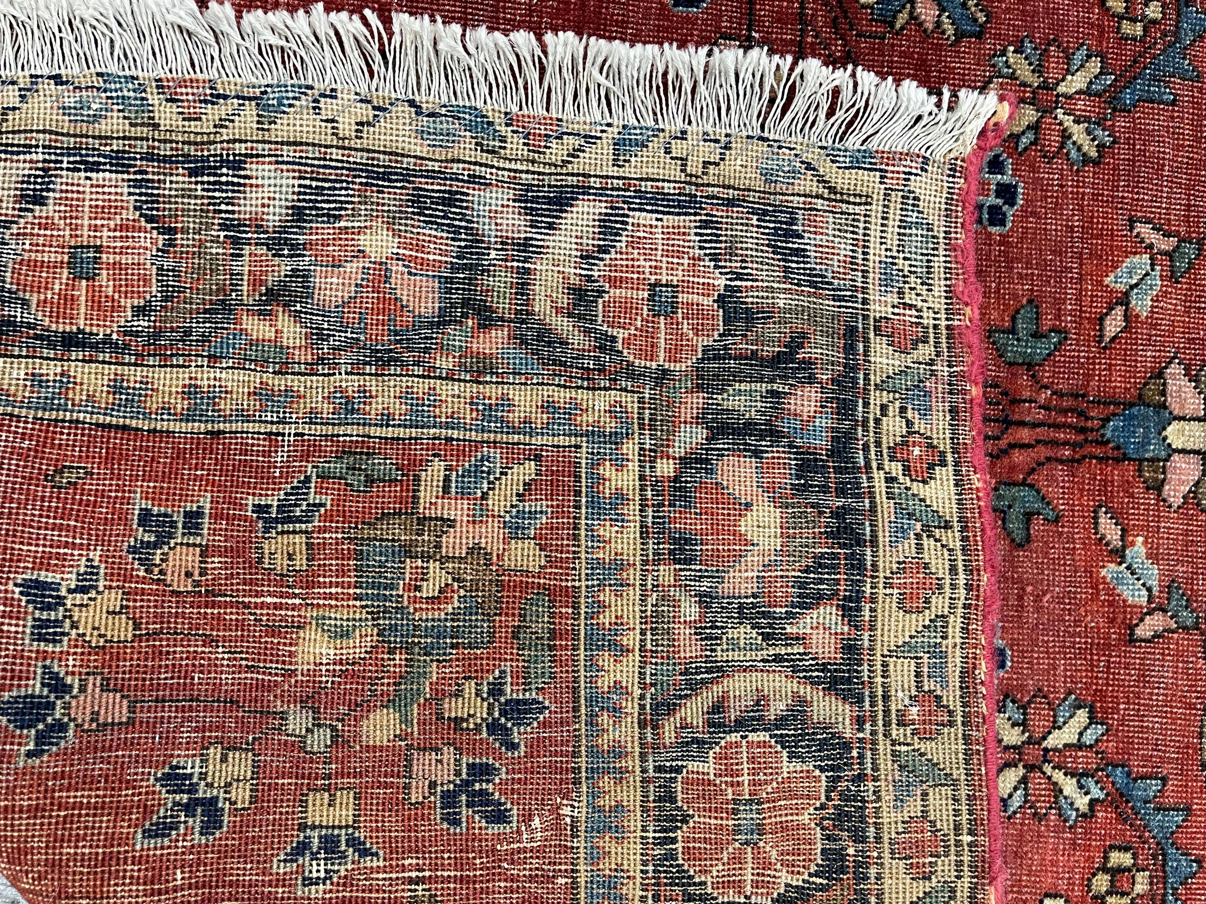 Antique Persian Farahan Rug circa 1900 1