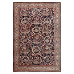 Alfombra Persa Antigua Farahan - Tamaño: 12'6 X 8'5
